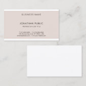 Elegantes modernes Design Berufliches Cooles Schli Visitenkarte (Vorne/Hinten)