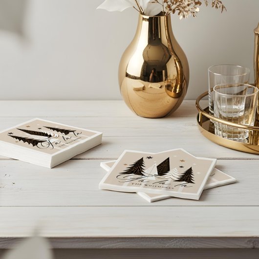 Elegantes modernes Design Fa La Evergreen Serviette