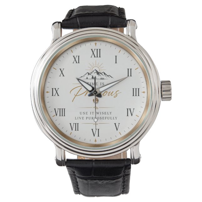 Elegantes modernes Design für maßgeschneiderte Uhr (Vorderseite)