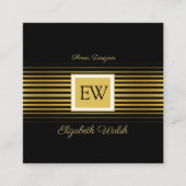 Elegantes modernes Design Minimalistisch verbliche Quadratische Visitenkarte (Vorderseite)