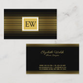 Elegantes modernes Design Minimalistisch verbliche Visitenkarte (Vorne/Hinten)