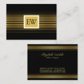 Elegantes modernes Design Minimalistisch verbliche Visitenkarte (Vorne/Hinten)