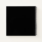Elegantes modernes Design Notizblock (Rückseite)