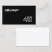 Elegantes modernes Design Piazza della Riforma Sch Visitenkarte (Vorne/Hinten)