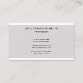 Elegantes modernes Design Sauber Schlicht Beruflic Visitenkarte (Vorderseite)