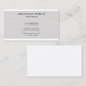 Elegantes modernes Design Sauber Schlicht Beruflic Visitenkarte (Vorne/Hinten)