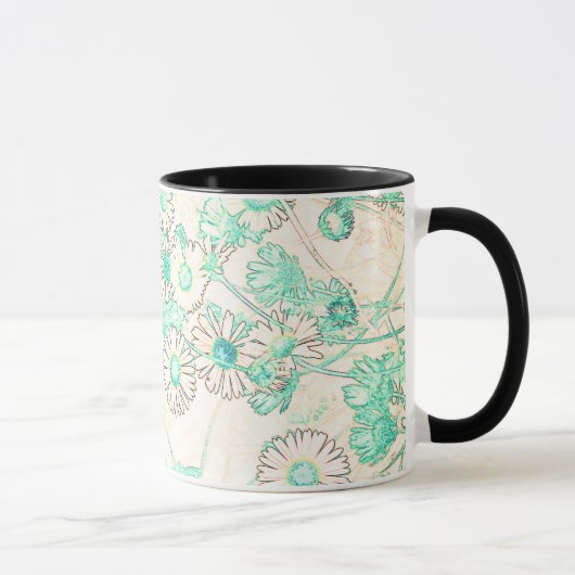 Elegantes modernes Disy-Muster Coffee Tasse (Rechts)