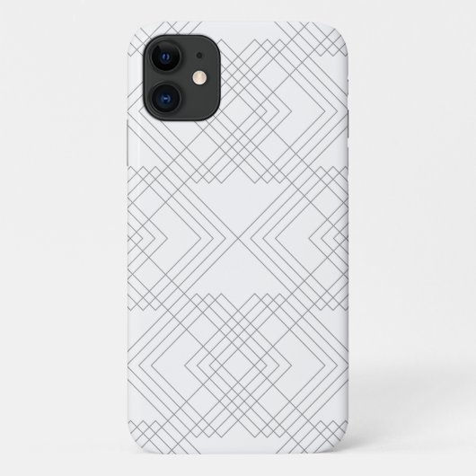 Elegantes, modernes, einfaches, cool chic grafisch Case-Mate iPhone hülle (Rückseite)
