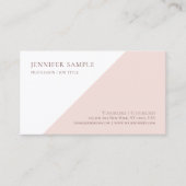 Elegantes, modernes, einfaches Design-Template Ber Visitenkarte (Vorderseite)