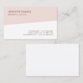 Elegantes, modernes, einfaches Design-Template Ber Visitenkarte (Vorne/Hinten)