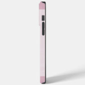 Elegantes, modernes Einfaches Girly Pink-Mauve-Mon Case-Mate iPhone Hülle (Rückseite / Links)