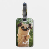 Elegantes modernes, einfaches Personalisiertes Fot Gepäckanhänger (Rückseite vertikal)