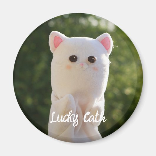 Elegantes modernes, einfaches Personalisiertes Fot Magnet (Vorne)