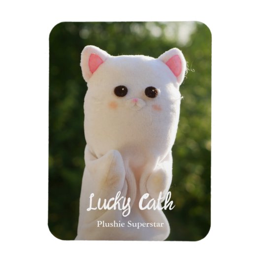 Elegantes modernes, einfaches Personalisiertes Fot Magnet (Vertikal)