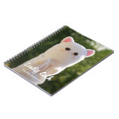 Elegantes modernes, einfaches Personalisiertes Fot Notizblock (Linke Seite)