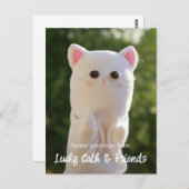 Elegantes modernes, einfaches Personalisiertes Fot Postkarte (Vorne/Hinten)