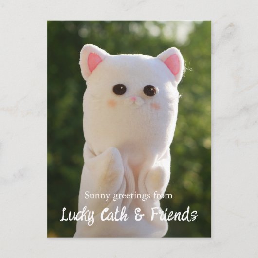 Elegantes modernes, einfaches Personalisiertes Fot Postkarte (Vorderseite)