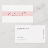 Elegantes modernes einfaches visitenkarte (Vorne/Hinten)