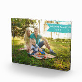 Elegantes modernes, einzigartiges Personalisiertes Fotoblock (Rechts)