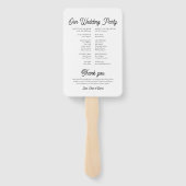 Elegantes, modernes, einzigartiges Programm für Ho Fächer (Rückseite)