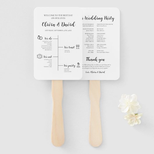 Elegantes, modernes, einzigartiges Programm für Ho Fächer (Vorne und Hinten)