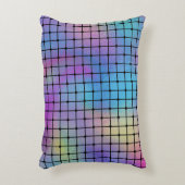 Elegantes, modernes, farbenfroh gestaltetes Fliese Dekokissen (Vorderseite(Vertikal))