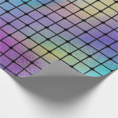 Elegantes, modernes, farbenfroh gestaltetes Fliese Geschenkpapier (Ecke)