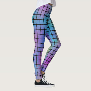 Elegantes, modernes, farbenfroh gestaltetes Fliese Leggings