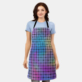 Elegantes, modernes, farbenfroh gestaltetes Fliese Schürze (Getragen)