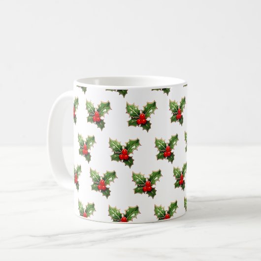 Elegantes modernes Festival Kaffeetasse (Vorderseite Links)
