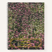 Elegantes, modernes, florales Gold Notizblock (Vorderseite)