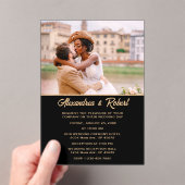 Elegantes modernes Foto Acryleinladungen (Insitu (Handheld))