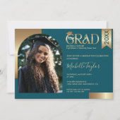 Elegantes, modernes Foto Einladung (Vorderseite)