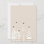 Elegantes Modernes Foto Feiertagskarte (Rückseite)