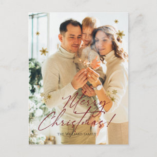 Elegantes modernes Foto Frohe Weihnachten