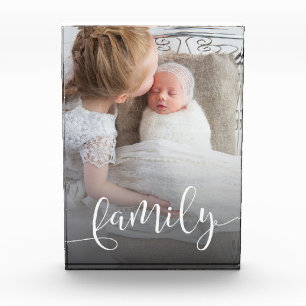 Elegantes, modernes Foto für die Familie