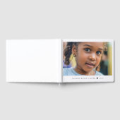 Elegantes modernes Foto Gästebuch (Voll)