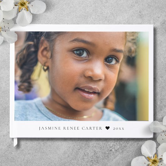 Elegantes modernes Foto Gästebuch