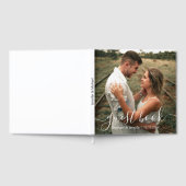 elegantes, modernes Foto Gästebuch (Voll)