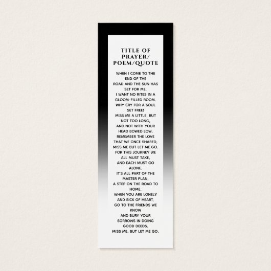 Elegantes modernes Foto Lounge Gedächtniskarte (Rückseite)