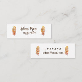 Elegantes modernes Foto Mini Business Card Visitenkarte