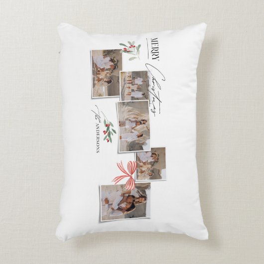 Elegantes, modernes Foto mit rotem Bug Dekokissen (Vorderseite(Vertikal))