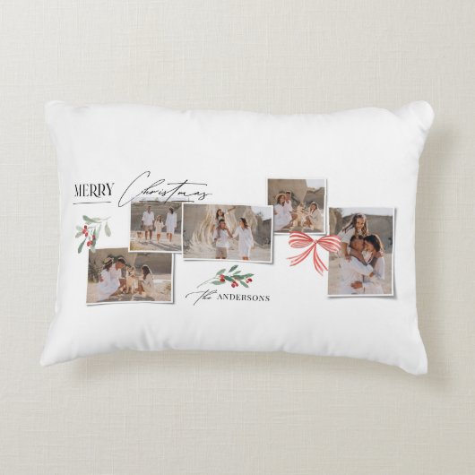 Elegantes, modernes Foto mit rotem Bug Dekokissen (Rückseite)