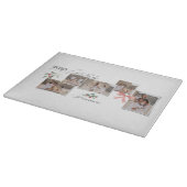 Elegantes, modernes Foto mit rotem Bug Schneidebrett (Ecke)