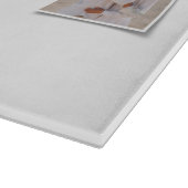 Elegantes, modernes Foto mit rotem Bug Schneidebrett (Ecke)