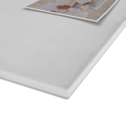 Elegantes, modernes Foto mit rotem Bug Schneidebrett (Ecke)