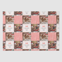 Elegantes modernes Foto mit rotem Bug Weihnachten Seidenpapier