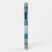 Elegantes modernes Foto-Monogramm Case-Mate iPhone Hülle (Hinten/Rechts)