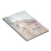 Elegantes, modernes Foto-Overlay Custom Wedding Notizblock (Rechte Seite)