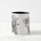 Elegantes, modernes Foto und Personalisiert Tasse (Zentrum)